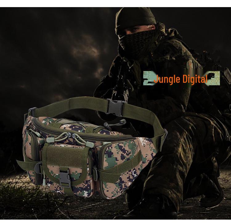Large Waterproof Tactical Waist Bag: Multifunctional, Wear-Resistant for Outdoor Sports, Cycling, Hiking