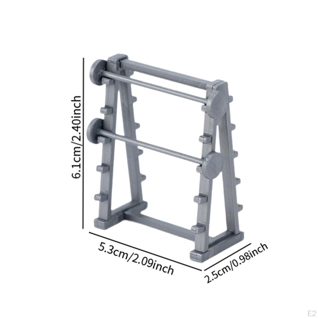 1/20 Exercise Equipment for Model Train Display