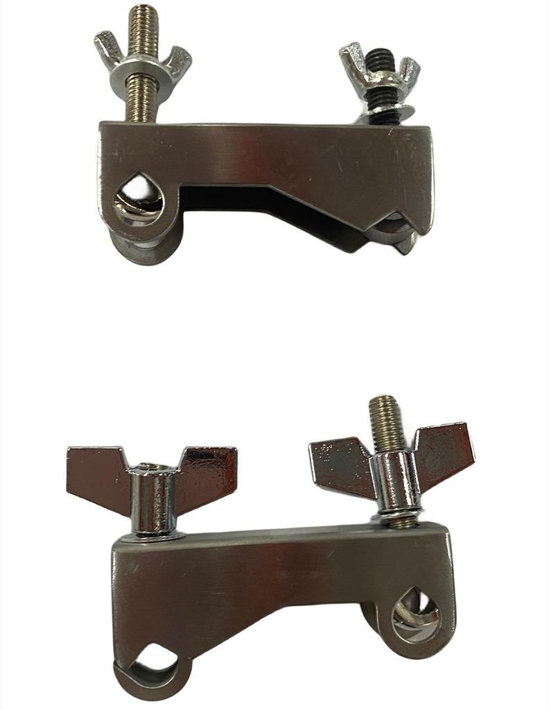 Jazz Drum Cowbell Stand Clamp with Fixed Knob for Percussion Instruments