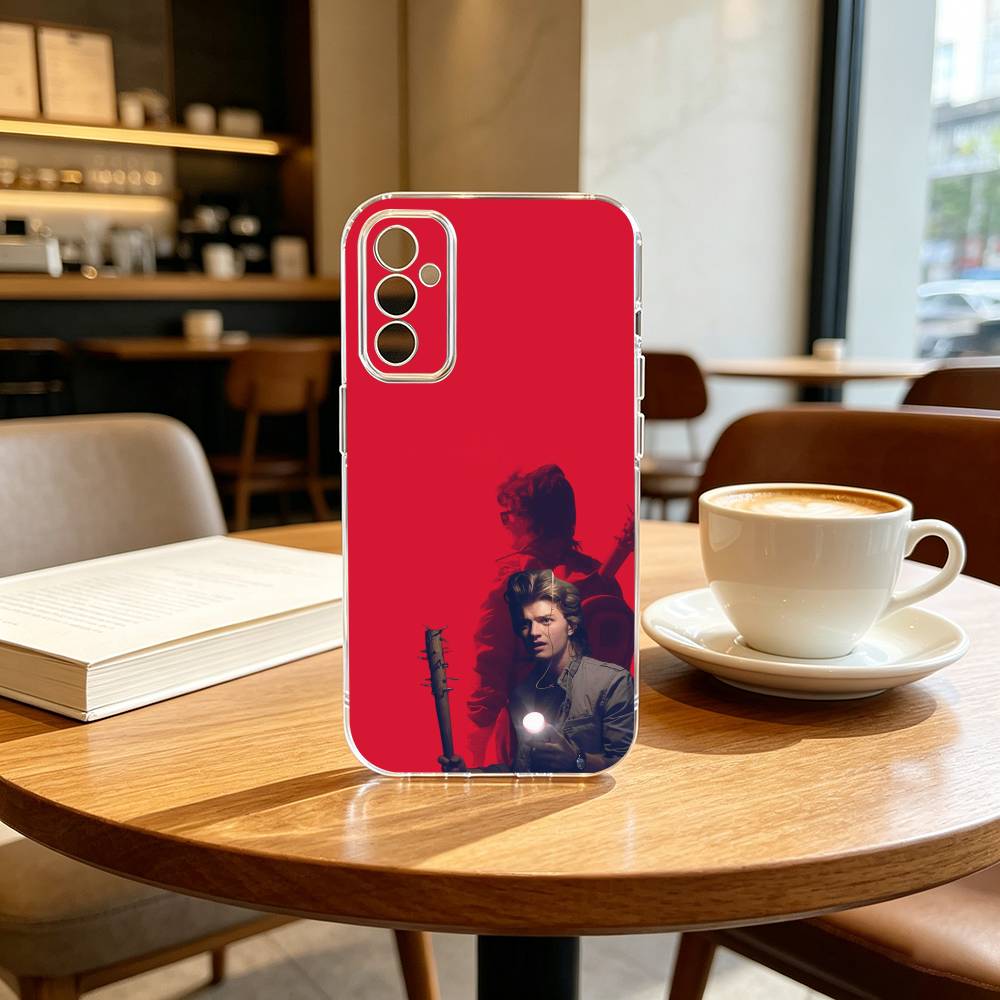S-steve H-harrington Phone Case Transparent Silicone Soft For SamsungA10,12,20,21S,30,31,40,50,51,52,70,71