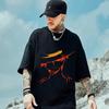 Summer 2025 Oversized TShirt Man Anime One Peice Luffy Short Sleeve Tee Cotton Womens Graphic Tee Tops Harajuku Y2k Clothes
