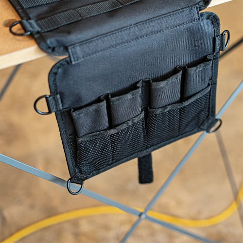 WHATNOT Tool Organizer Tool Case, Black, TO-01-BK