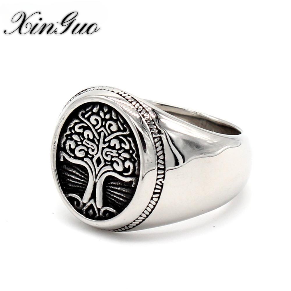 

Винтажное титановое кольцо «Рождественская елка» «Древо жизни» 7