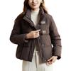 JIANHU Women's Mid-Aged Winter Stand Collar Down Jacket