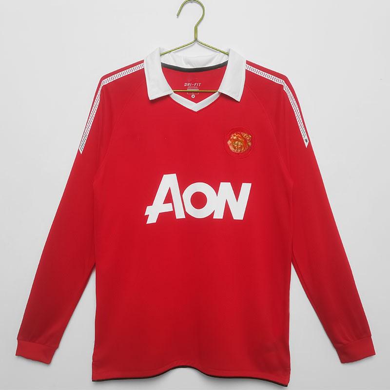 Long Sleeve Retro Football Jersey Men Classic Club National Team Style Sports Training Wear
