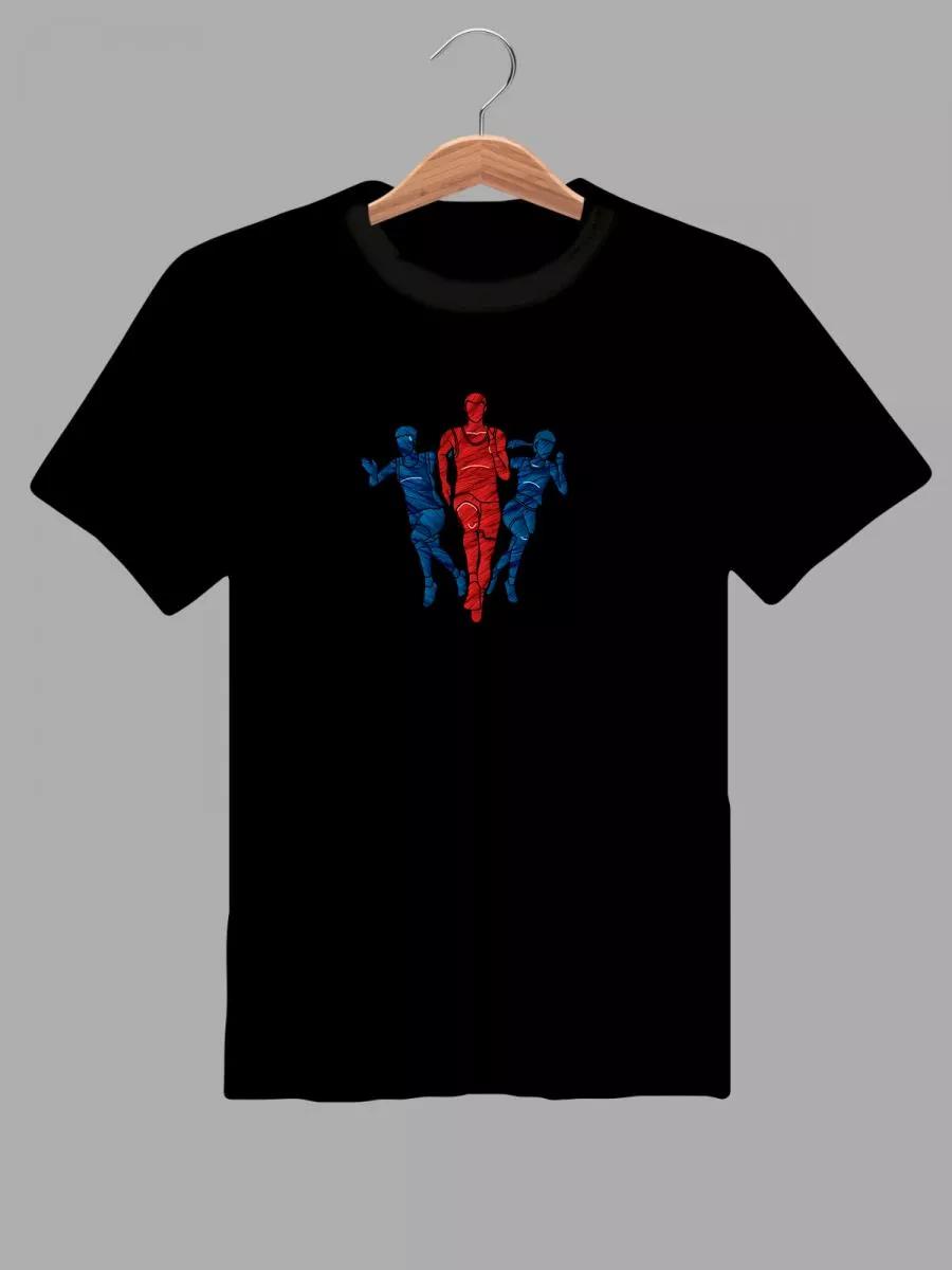 Punk style Heisenberg printed T-shirt L
