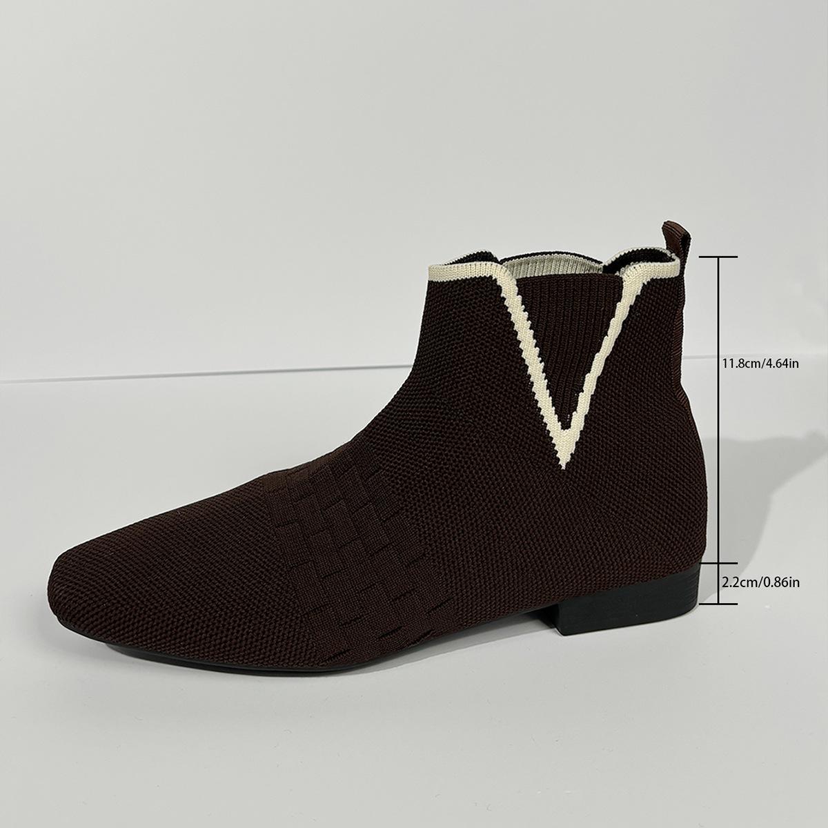 

Европейские и американские весенне-осенние большого размера с квадратным носком короткие носки ботильоны женские трансграничные дышащие эластичные рукава тонкие короткие ботильоны 43 темно-коричневого