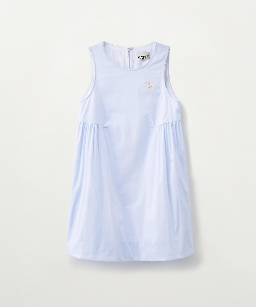 Seteo (W) Balloon Sleeveless Dress Sky Blue