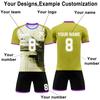 Custom Soccer Jersey Personalized Team Uniforms with and Number Quick Dry Athletic Kit for Men and Youth for Training and Match Use