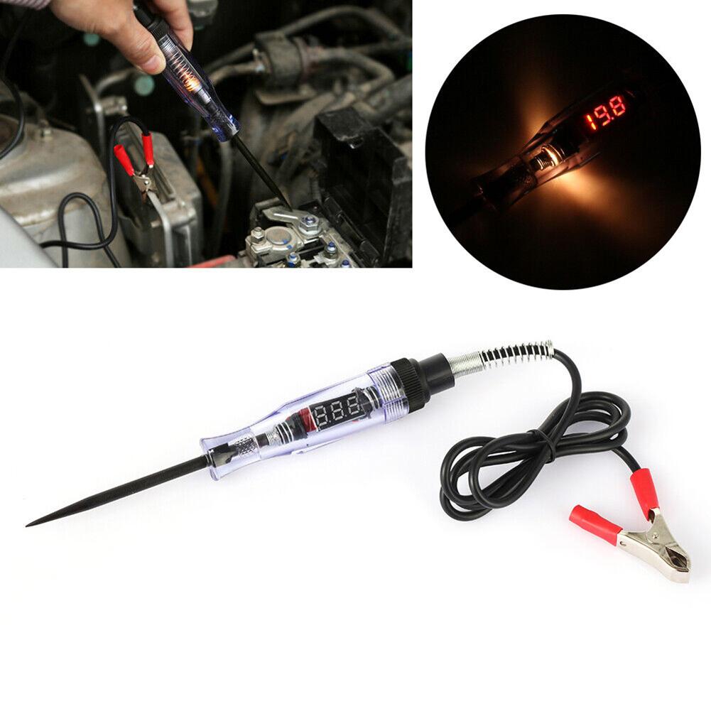 6V-24V LCD Tester ABS+Metal Car Tool Digital Durable