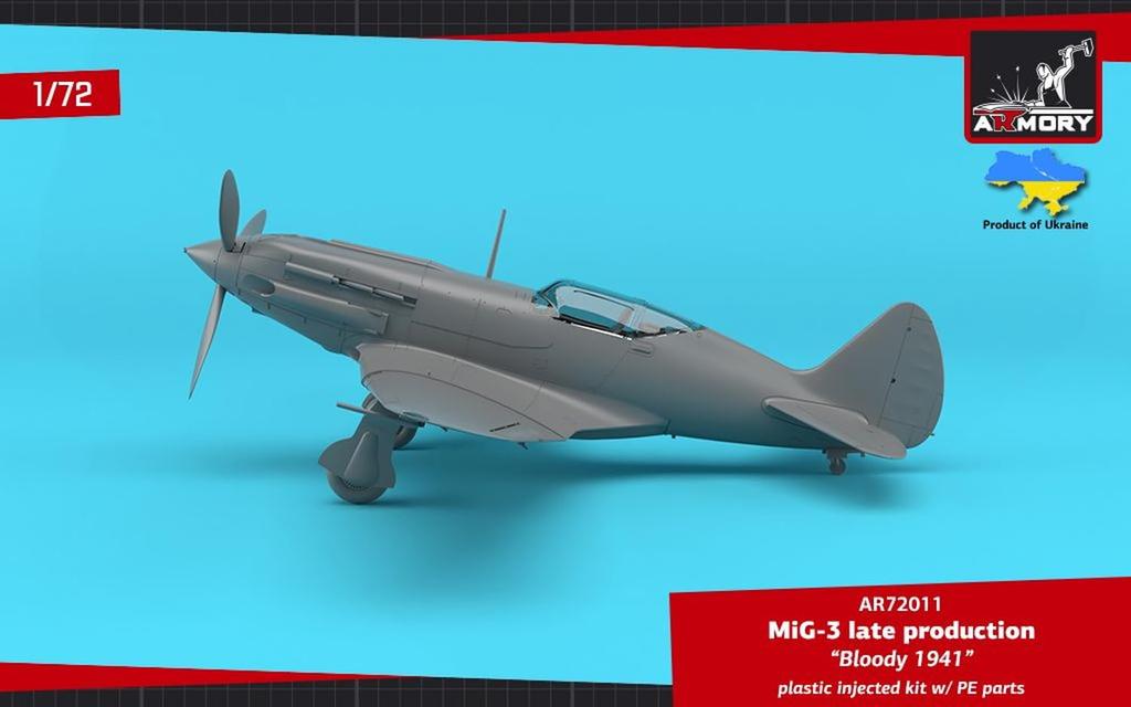 Armory 1/72 MiG-3 Late Model 1941 Plastic Model AMR72011