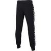 Puma Side Stripe Slim Fit Jogger Pants Men Bottoms Black 595885-01