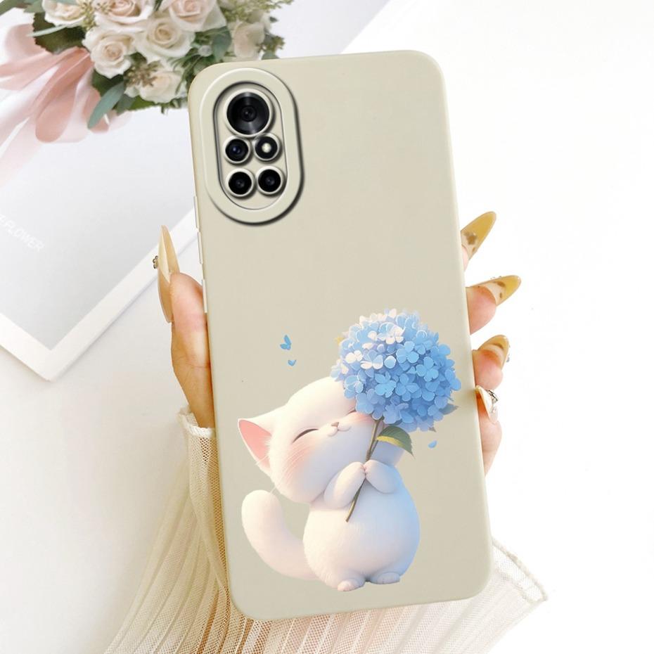 Cute Printed Phone Case For Huawei Nova 8 8i Soft Silicone Shockproof Cases For Huawei Nova8 Nova8i Covers Bumpers