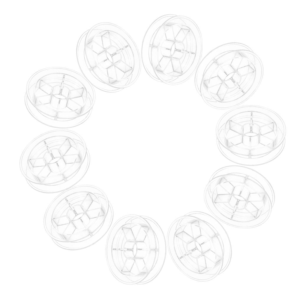 20Pcs Spool Storage Tray Yarn Sewing Spools Embroidery Thread Holder Stitching Empty Winding Plastic Sewing Thread Spools