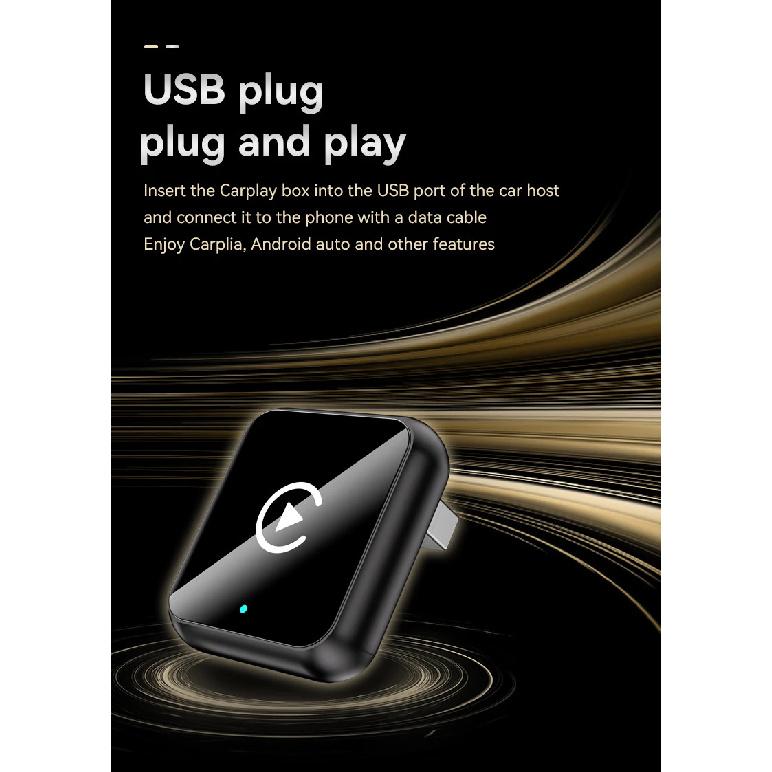 Wireless Carplay Adapter 2in1 Android Auto WiFi BT Stable Connect Support Multi App Smart Voice Remote Systems Car Play 2025