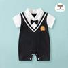 Summer Short Sleeve Pure Cotton Baby Romper - Infant Cartoon Crawling Bodysuit