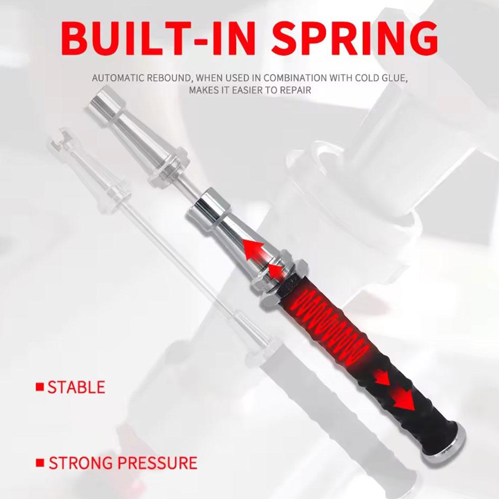 26-42CM Telescopic Small Pull Hammer Car Dent Repair Sliding Hammer Mini Anti-Skating Hail Pull Hammer Tool Repair Spring Puller