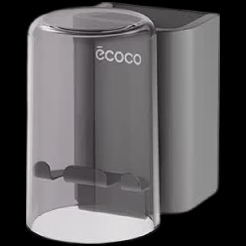 Ecoco Punch-Free Wall-Mounted Toothbrush & Cup Holder