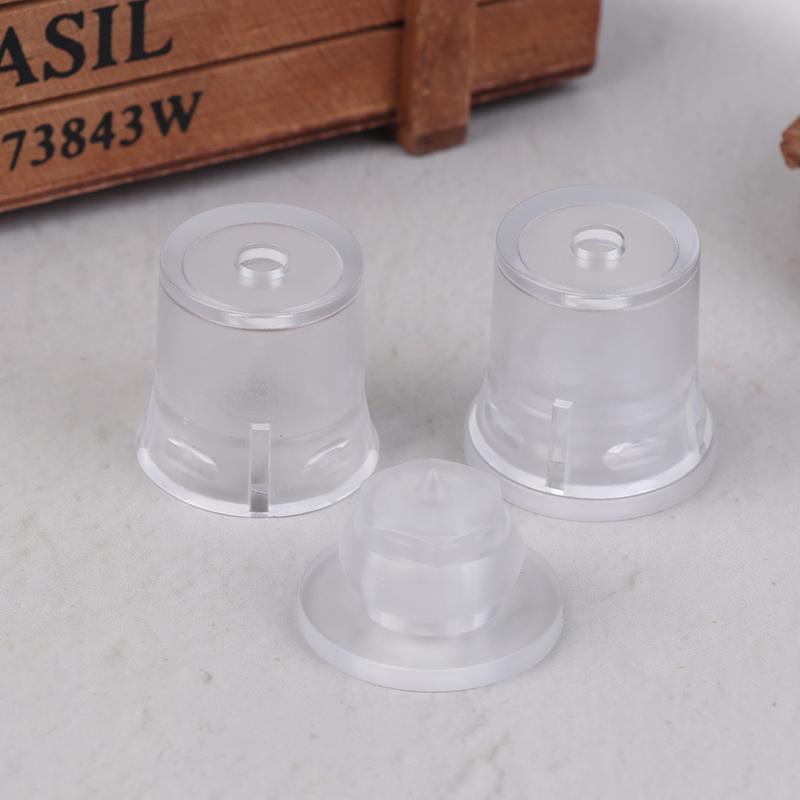 2Pcs PC Translucent Advertising Nail Glass Nail Bracket Invisible Plastic Screw Frosted Screw For Glass Nail Advertising