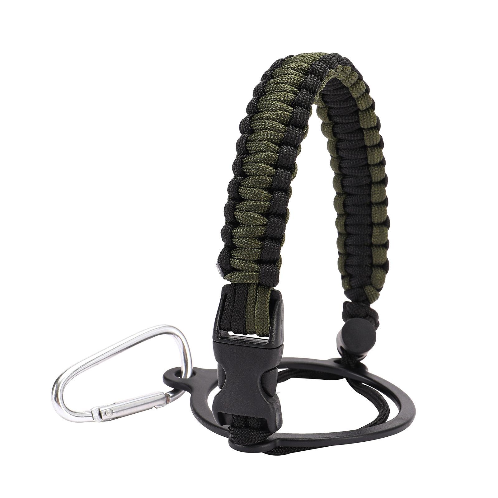 Paracord Houder Touw Wijdmondfles Draagbaar Touw Handlus Bekerhouder Kleur Beker vol Touw Beker Waterfles Accessoires