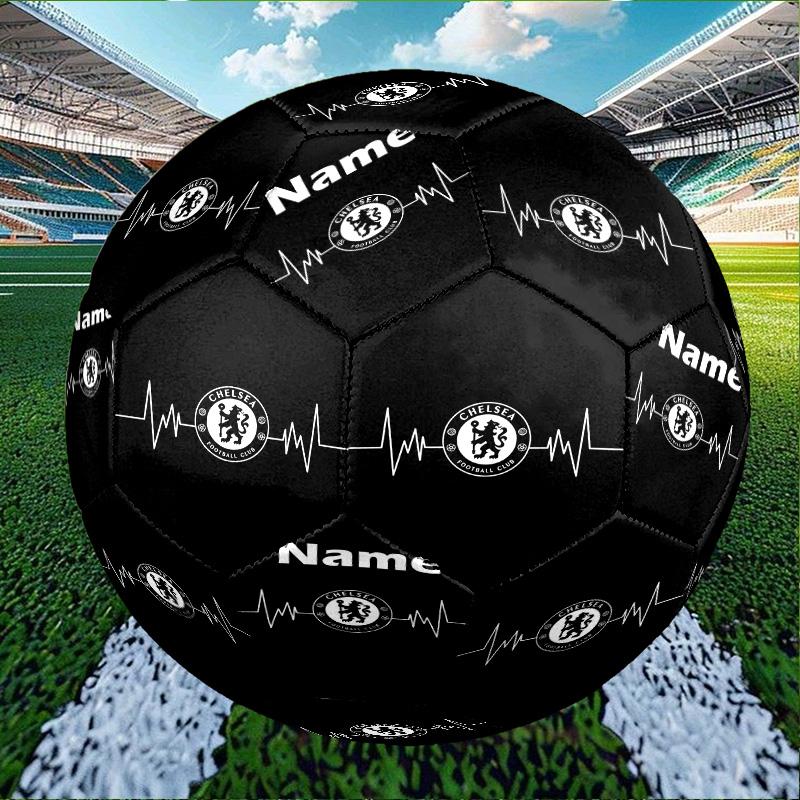 Benutzerdefinierter Name Personalisierter Chelsea F.C-A Druck Größe 5 Fußball Training & Spiel Fußball, für Team, Treten, Geschenk für Fußball-Enthusiasten