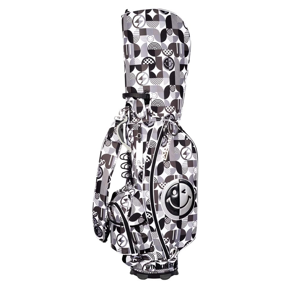 WINWIN STYLE WINWIN MULTI ICON CART BAG Cart Bag Caddy Bag CB-156 BK