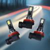 1 ks H11 H8 H7 H4 LED žárovky do mlhových světel auta DRL motocyklová světlometová lampa automatické světlomety pro jízdu 6500K-7500K 12-24V 24W