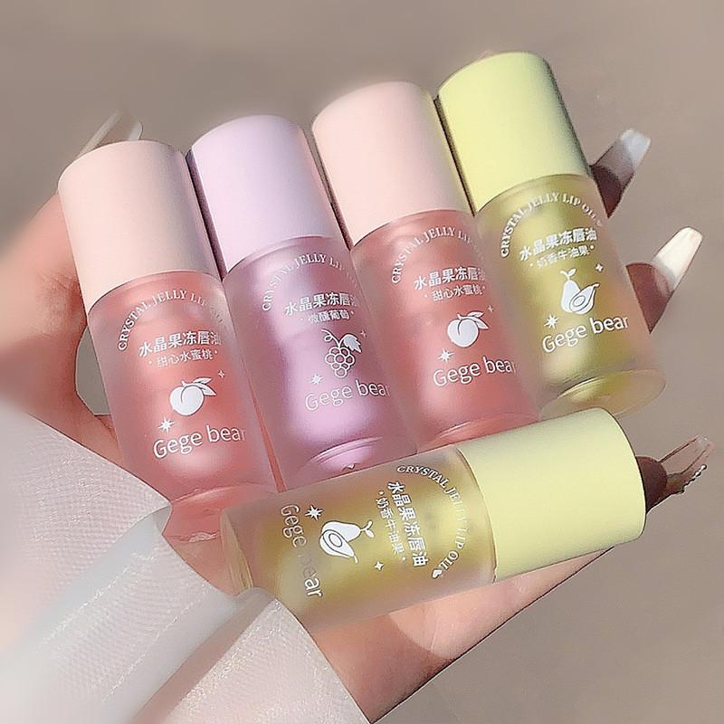 Transparent Honey Lip Oil Plumping Anti-cracking Nourish Moisturizing Lip Plumper Serum Hydrating Lip Coat for Lipstick Lip Care