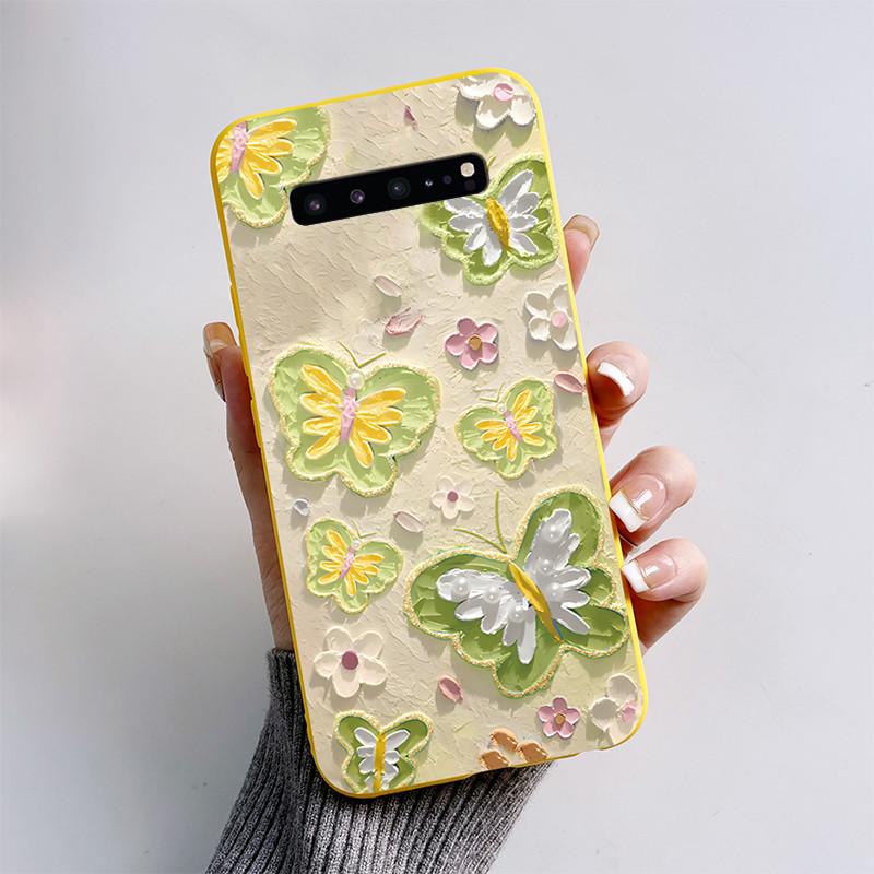 For Samsung S10 5G Case Cute Cartoon Soft Silicone Matte Slim Protective Phone Cover For Samsung Galaxy S10 5G G977N Case Coque