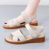 Women Summer Flats Sandals Outdoor Dressy Open Toe Casual Girls Big Size Black Sandals