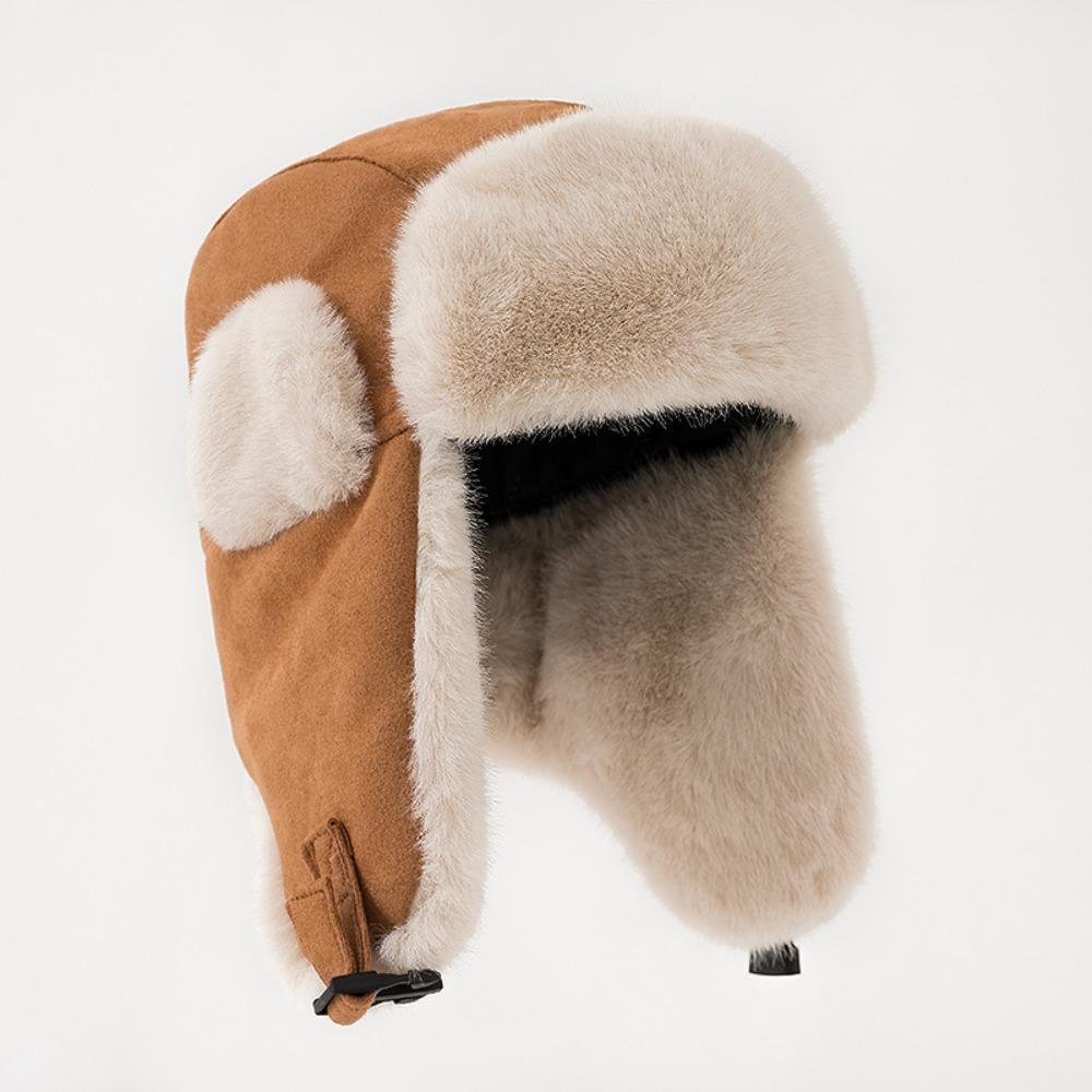 Winter Warm Cold Northeast Hat Thickened Plush Trapper Hat Fashion Windproof Hat Winter