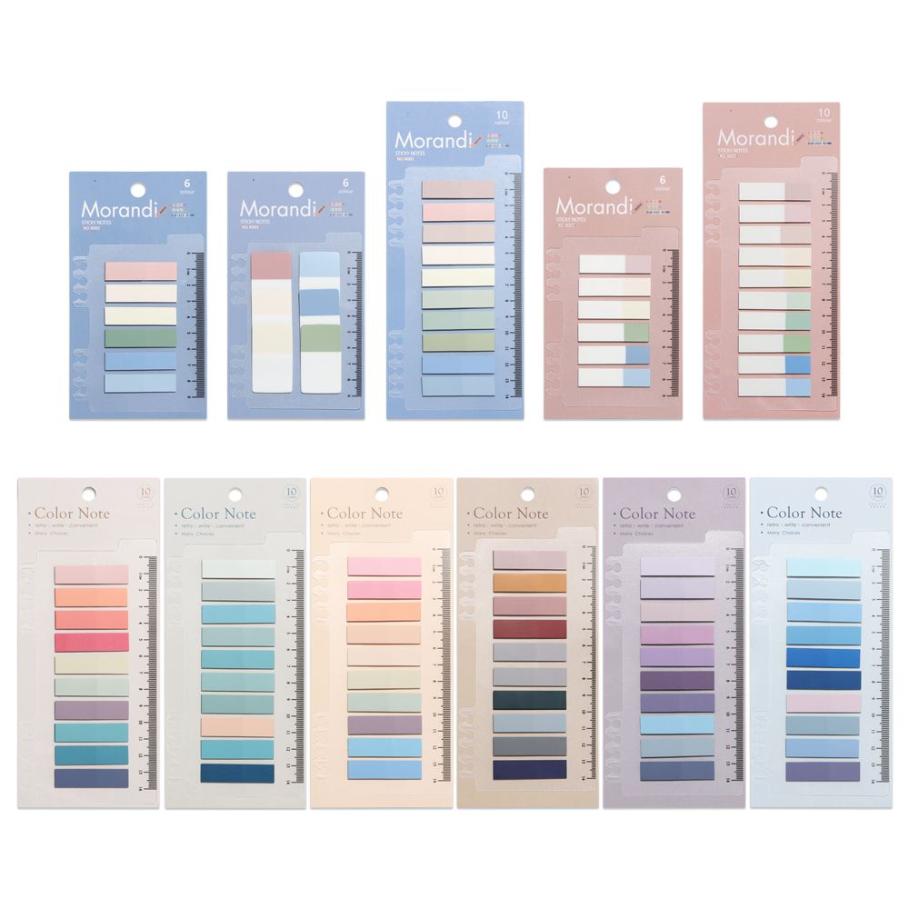 60/120/200pcs Novelty Planner Stickers Notes Tab Strip Bookmark Office Supplies Index Flags Loose-leaf Paster Sticker Memo Pad
