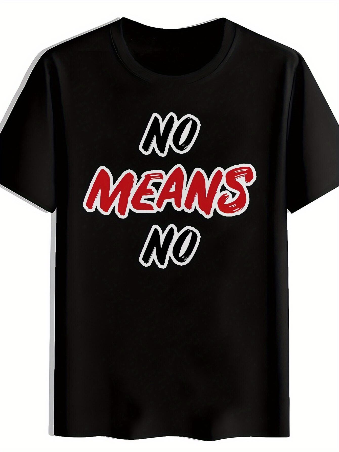 Vintage Rock Band Graphic T-shirt - No Means No Design S