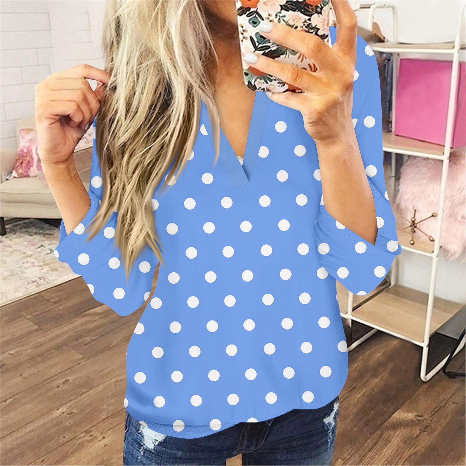 

Женская футболка с принтом пуговиц, с длинным рукавом, для повседневной носки и выходных, модная, базовая, с V-образным вырезом, базовый топ, пуловер XL