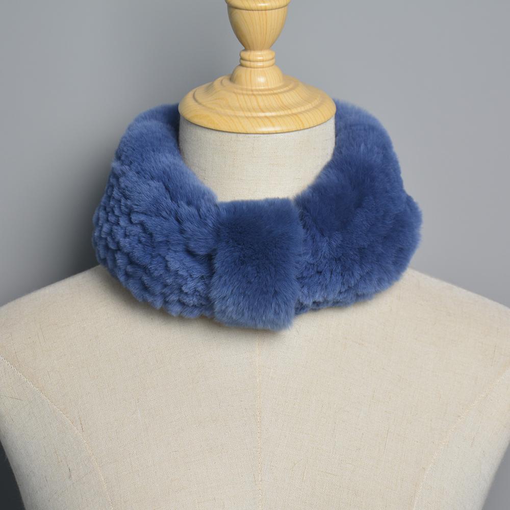 Women's Luxury Winter 100% Rex Rabbit Fur Knitted Elastic Headband High Quality Real Fur Hair Band Fashion Hair Accessories