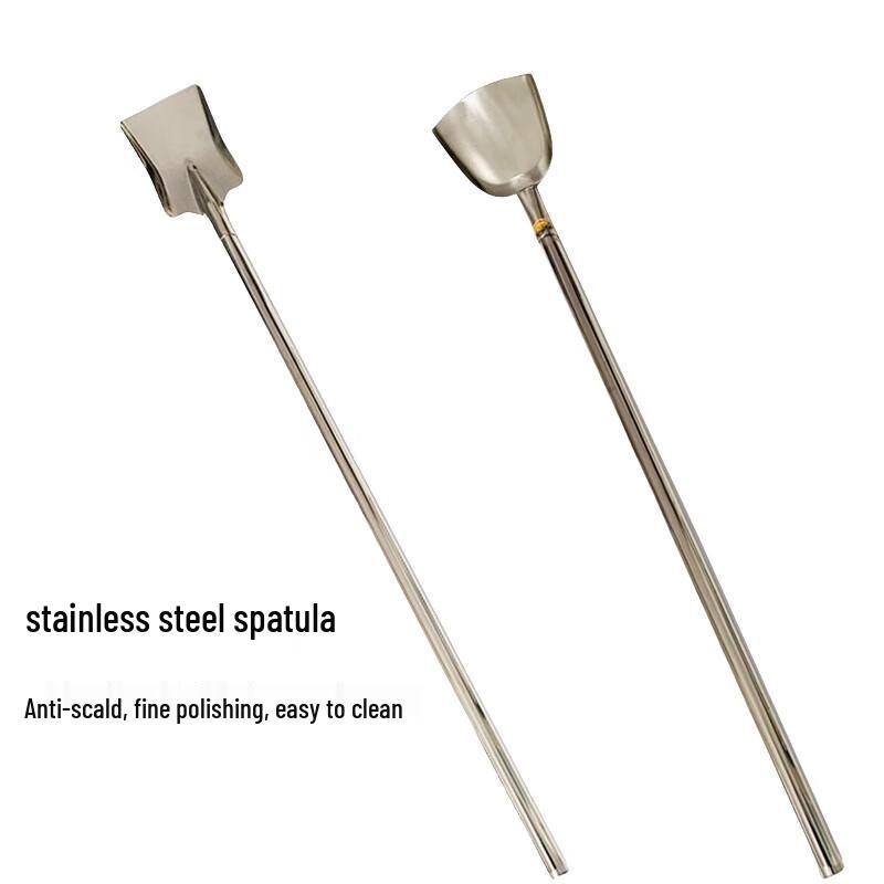 Large Stainless Steel Commercial Wok Spatula
