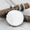 Stainless Steel Viking Lion Necklace Nordic Odin Amulet Pendant for Men Fashion Jewelry Party Accessories