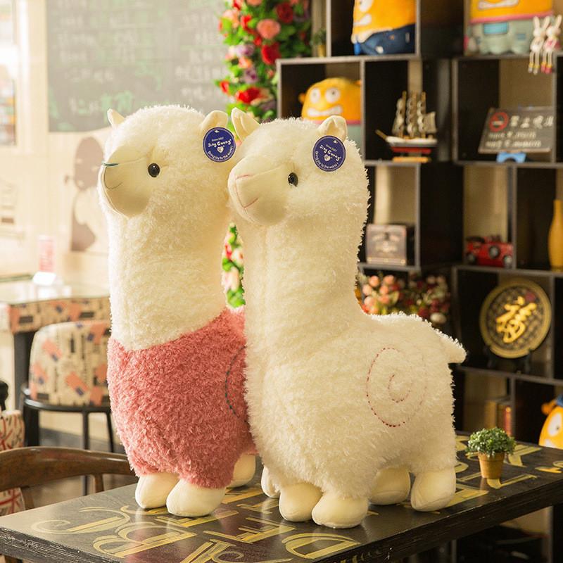 Plush Alpaca Toy With Pp Cotton Filling For Kids Gift And Bedroom Decor