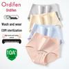 Odifen Women's High-Waist EBM Sterilized Cotton Briefs - 4 Pack