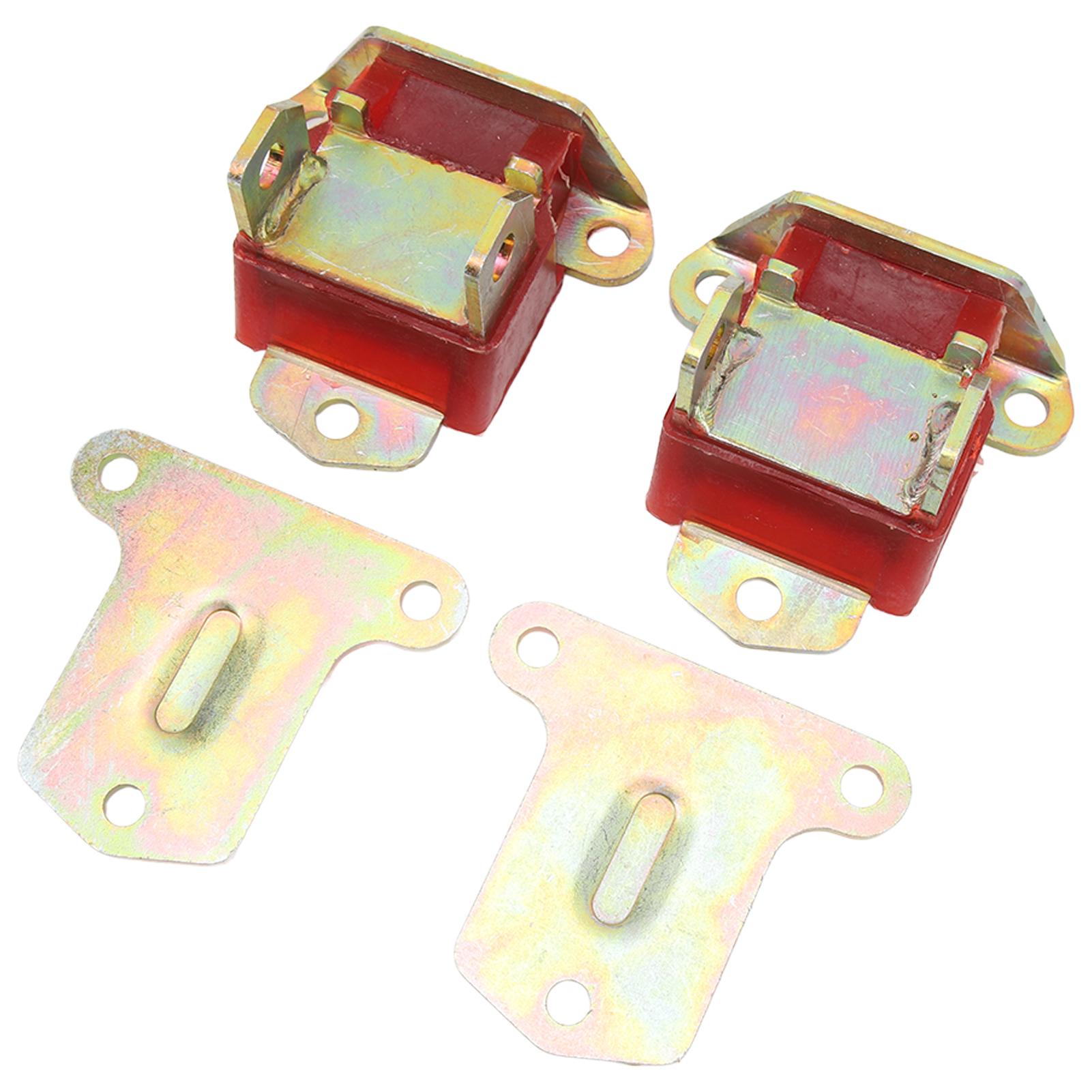 

2pcs Engine Mount 3990914 3960768 Polyurethane Galvanized Steel Replacement for Chevy LS1 LS2 LSX LQ9 SBC BBC