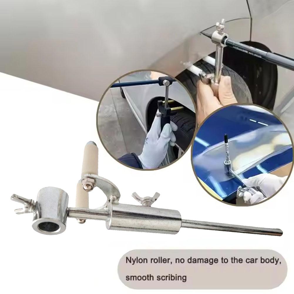 Car Wheel Eyebrow Scriber Auto Sheet Metal Dent Repair Tool Data Recovery Wheel Eyebrow Rib Line Parallel Drawing Tool