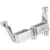 Aluminum Alloy RC Differential Lock Bracket Accessory for Traxxas Trx4 1 10 RC CrawlerSilver
