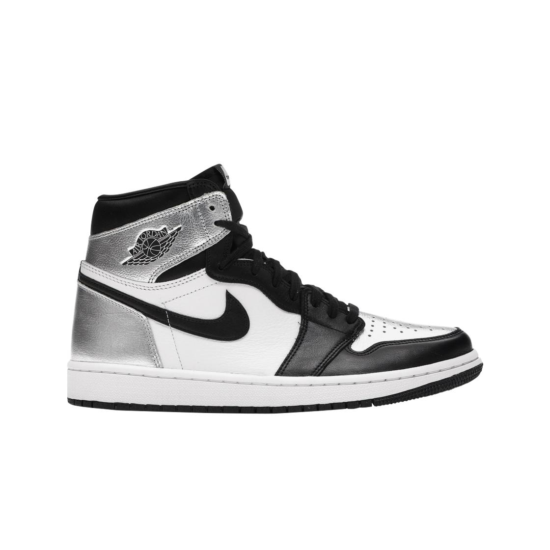 

Женские кроссовки Jordan 1 Retro High OG Silver Toe CD0461-001