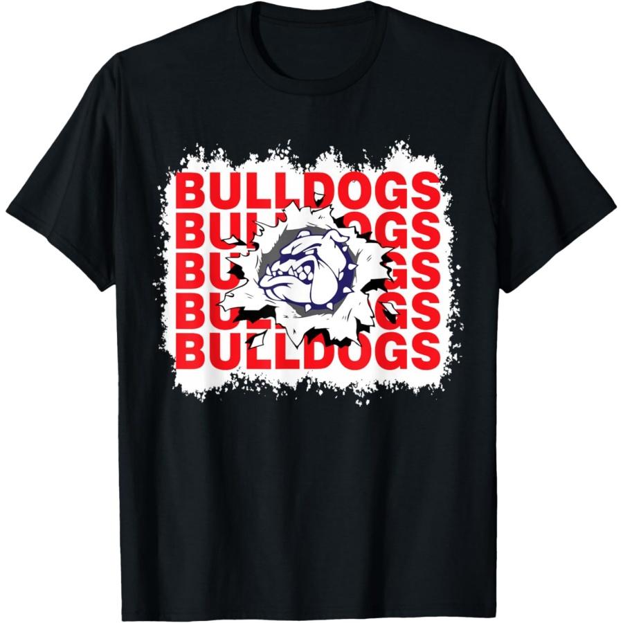 Школьная футболка для фанатов спорта команды Бульдоги, командный дух XXXXXL чёрный