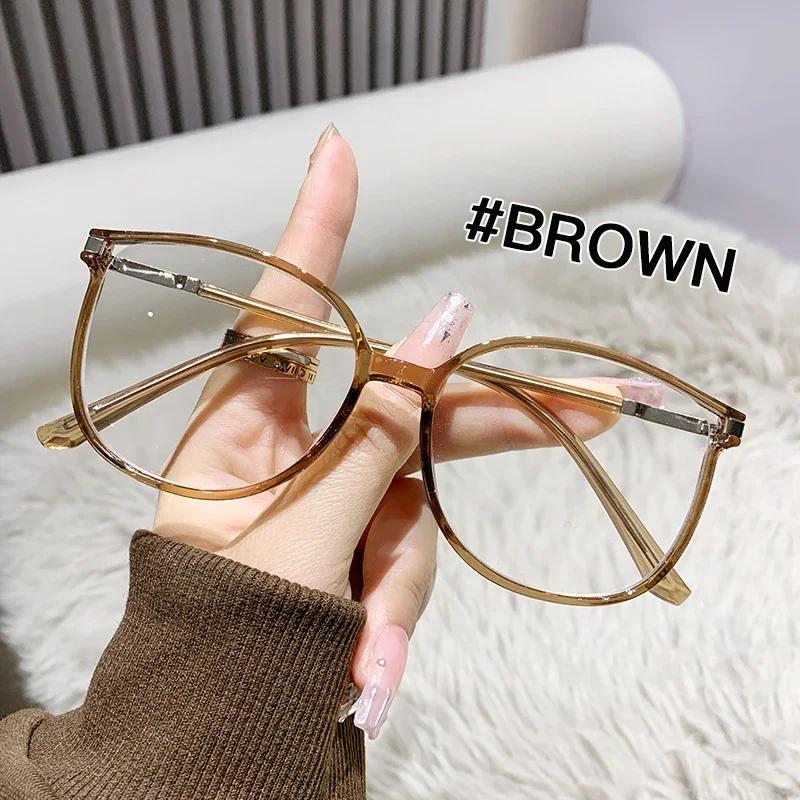 

Сверхлегкие очки с защитой от синего света Новые модные очки для пресбиопии с большой оправой Мужские Женские Очки для чтения Повседневные очки 0