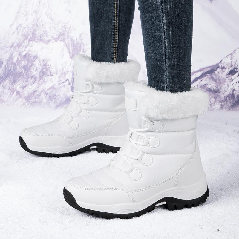 Snow boots women's shoes new velvet thickened autumn and winter short women's boots sports casual warm cotton shoes