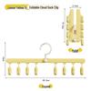 Adjustable Baby & Kids Clothes Rack with Trouser Clips and Small Hangers