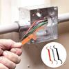 3Pcs Conduit Lockout Wrenches Kit 1inch 1/2inch 3/4inch Steel Locknut Wrenches Set for Tight Space Tightening Loosening