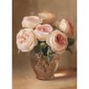 Peony Tulip Pink Roses Valentines Day Romantic Floral Vase Poster Print Wall Art Pictures Canvas Painting Room Home Decor Gift
