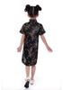 Spring & Autumn Dragon & Phoenix Brocade Girls' Red Cheongsam - Chinese New Year Formal Wear
